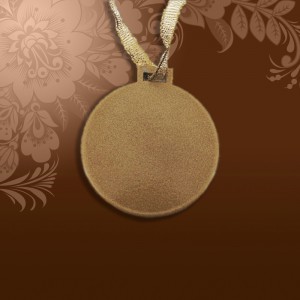 Медаль для сублимации 55мм бронза